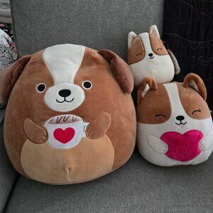 Squishmallow Bernie 12" + Regina 5" and 8" bundle